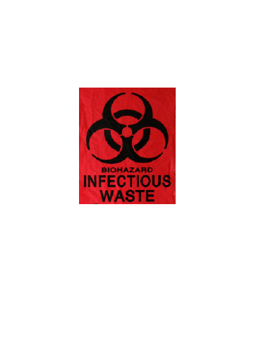 0.5 Mil HD Red Infectious Waste Liners