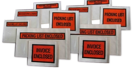 Shield Packing List Envelopes